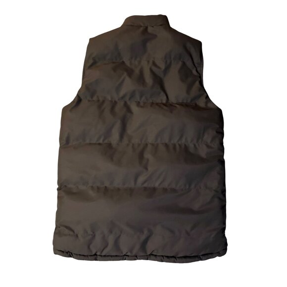 GapKids Puffer Vest Boys XXL Used Reversible Blue Brown - Picture 13 of 14